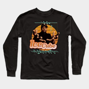 Ice cube \\ Retro art Long Sleeve T-Shirt